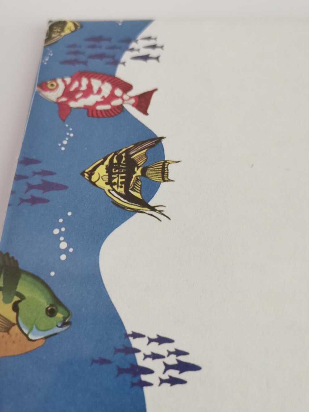 SEALED Fish Paper Pack 8.5x11 25 Sheets Tropical Fish Stationery Journal Aquariu